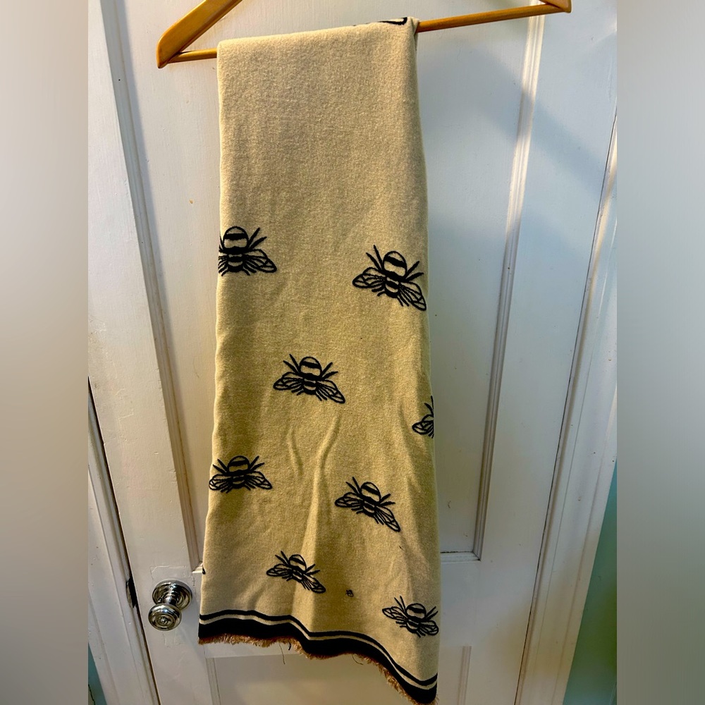Gold and Black Bee Scarf